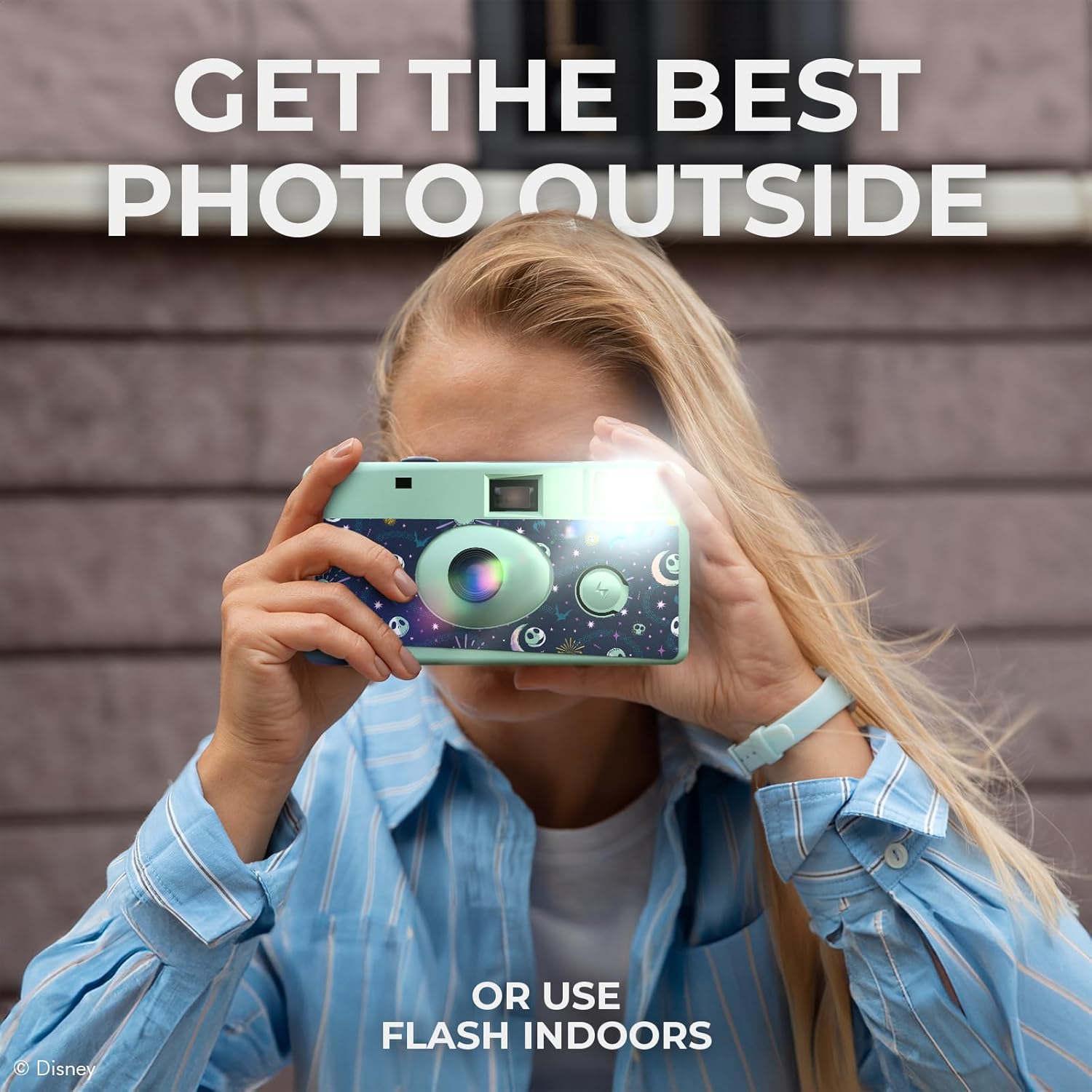 Disney Jack Skellington Disposable Camera with Flash – 20 Exposure Film – Jack Skellington Gifts for Women, Men and All Fans of Tim Burton’s The Nightmare Before Christmas (Mystic Jack) - Image 5